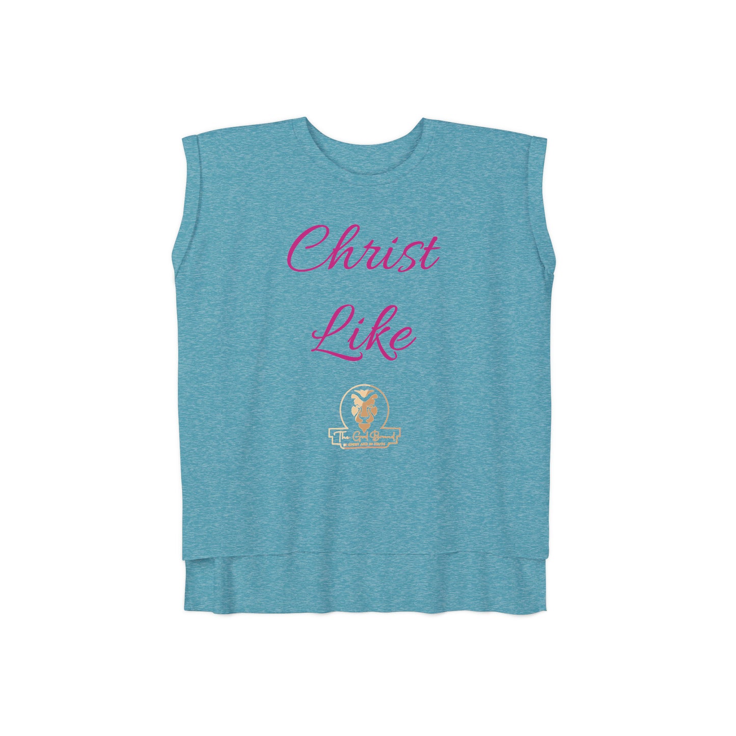 Women’s Flowy Rolled Cuffs Muscle Tee