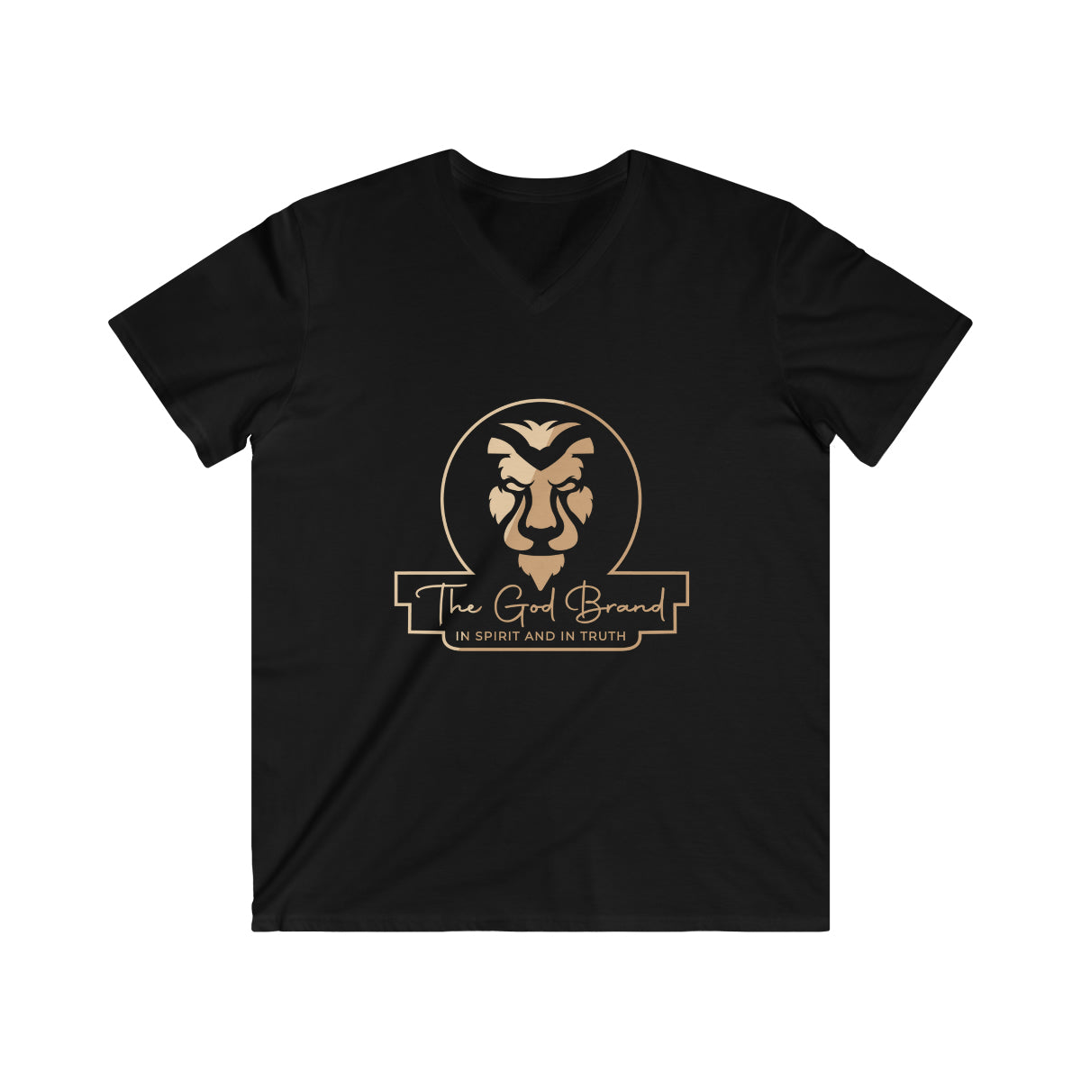 Men's Fitted V-Neck Short Sleeve Tee