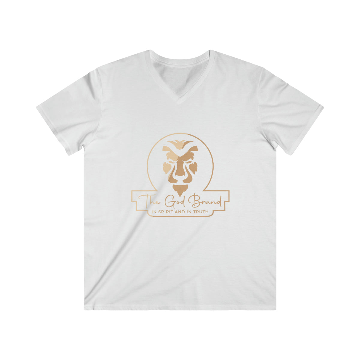 Men's Fitted V-Neck Short Sleeve Tee