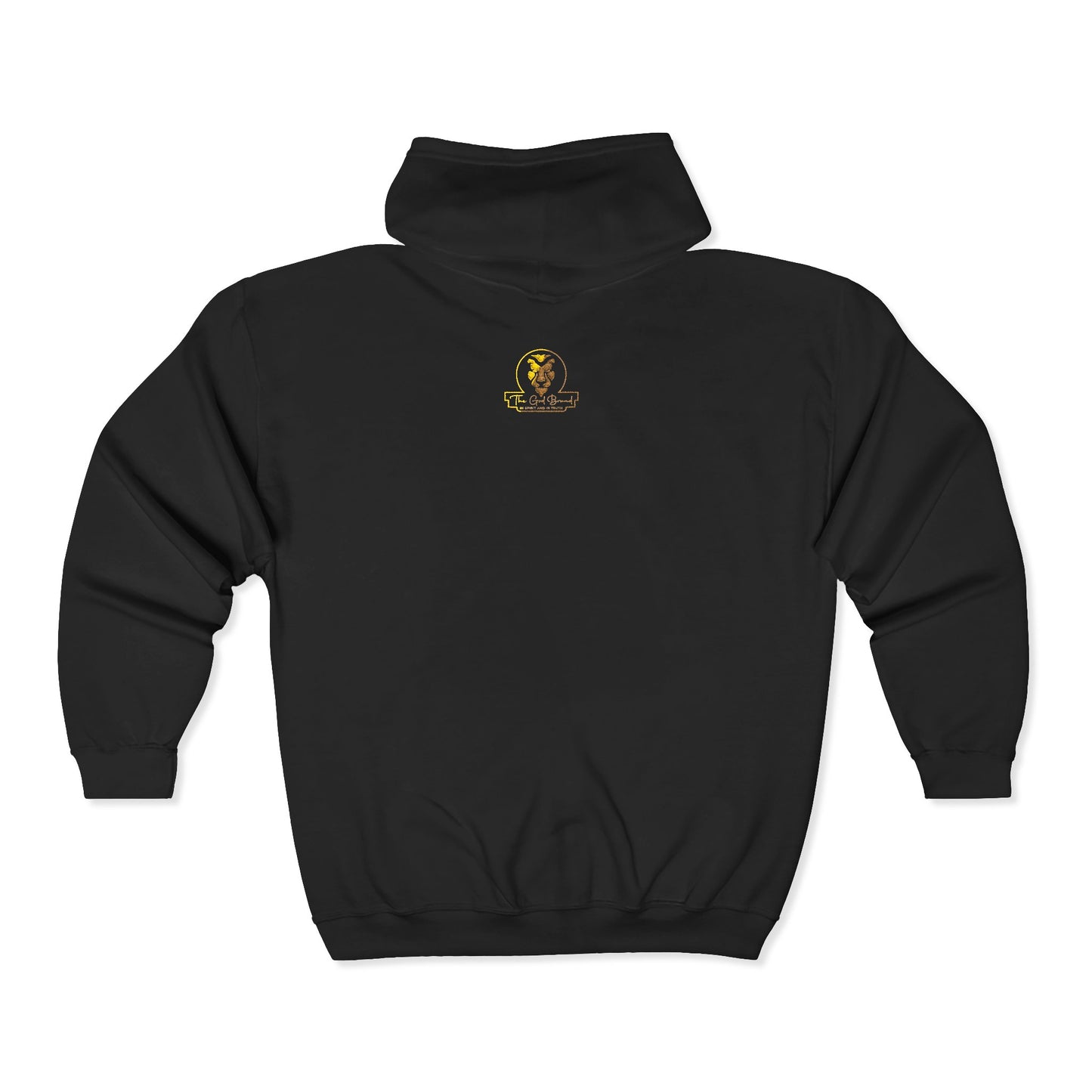 Golden Globe Winner Zip Hoodie — Small Emblem Award Logo Full-Zip Sweatshirt