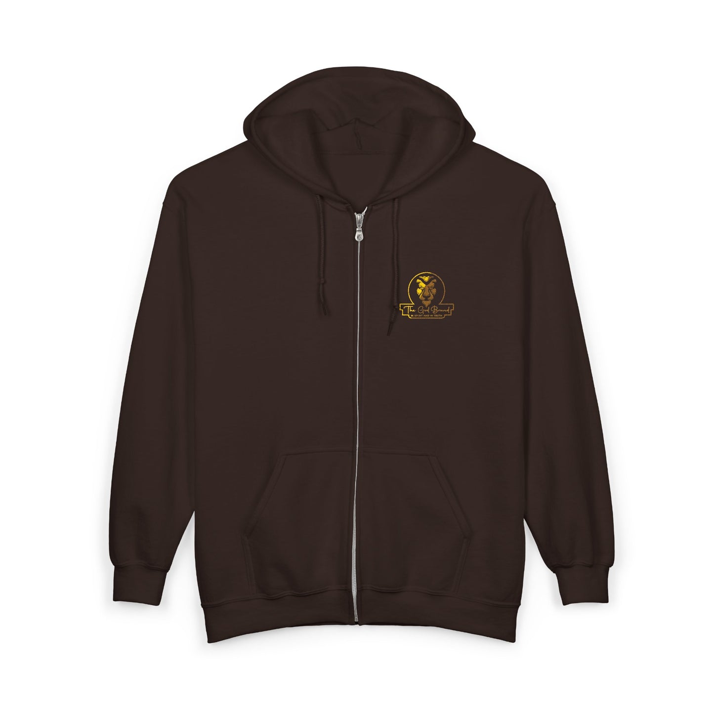 Zip Hoodie — Small 'Be Unique' Sunflower Patch Graphic
