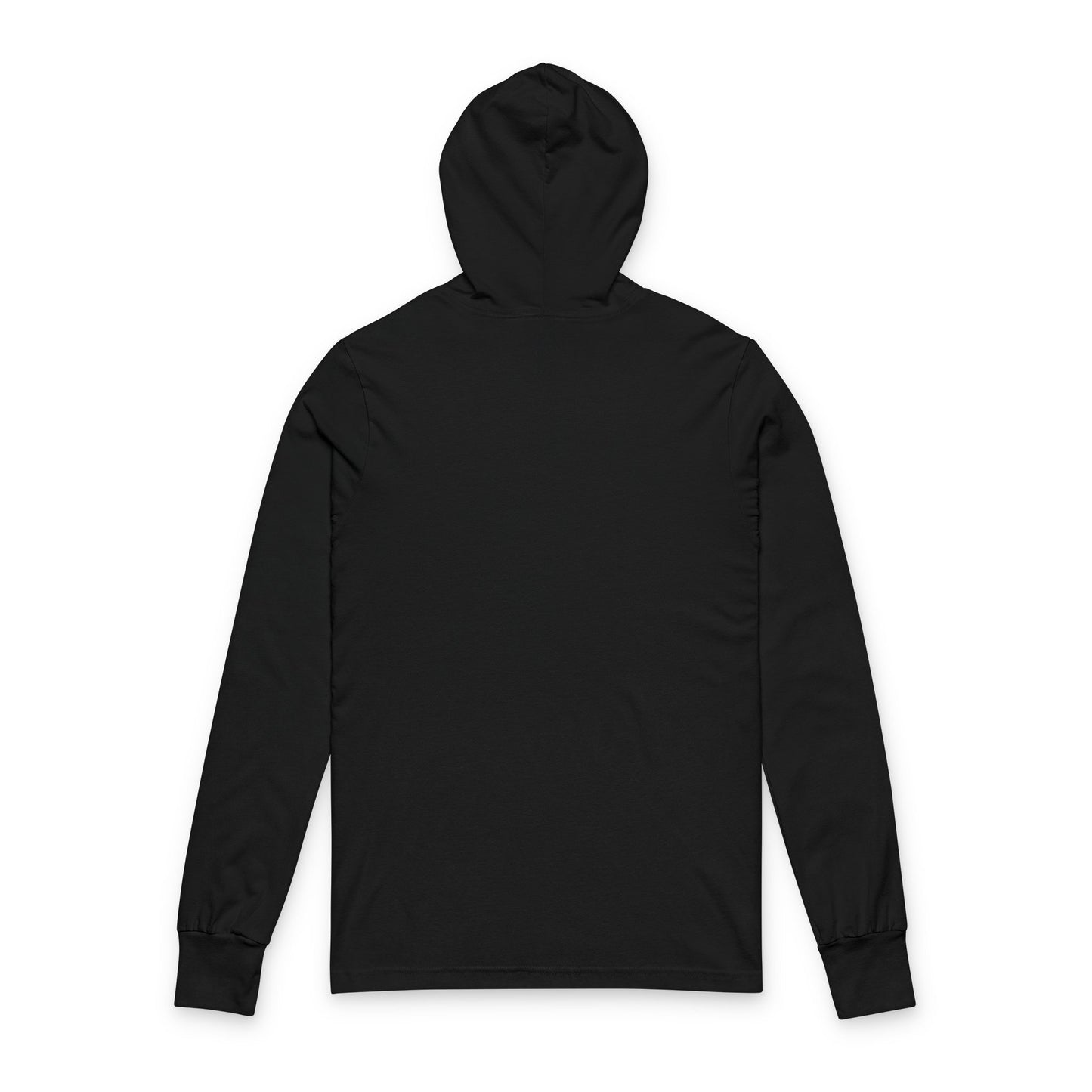 The God Brand Hooded Long-Sleeve Tee — Minimal Christian Faith Hoodie Tee