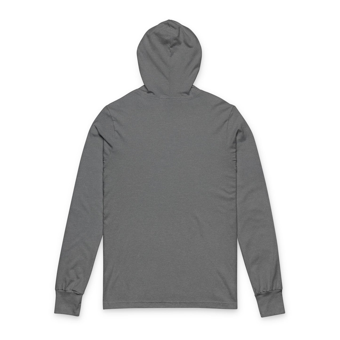 The God Brand Hooded Long-Sleeve Tee — Minimal Christian Faith Hoodie Tee