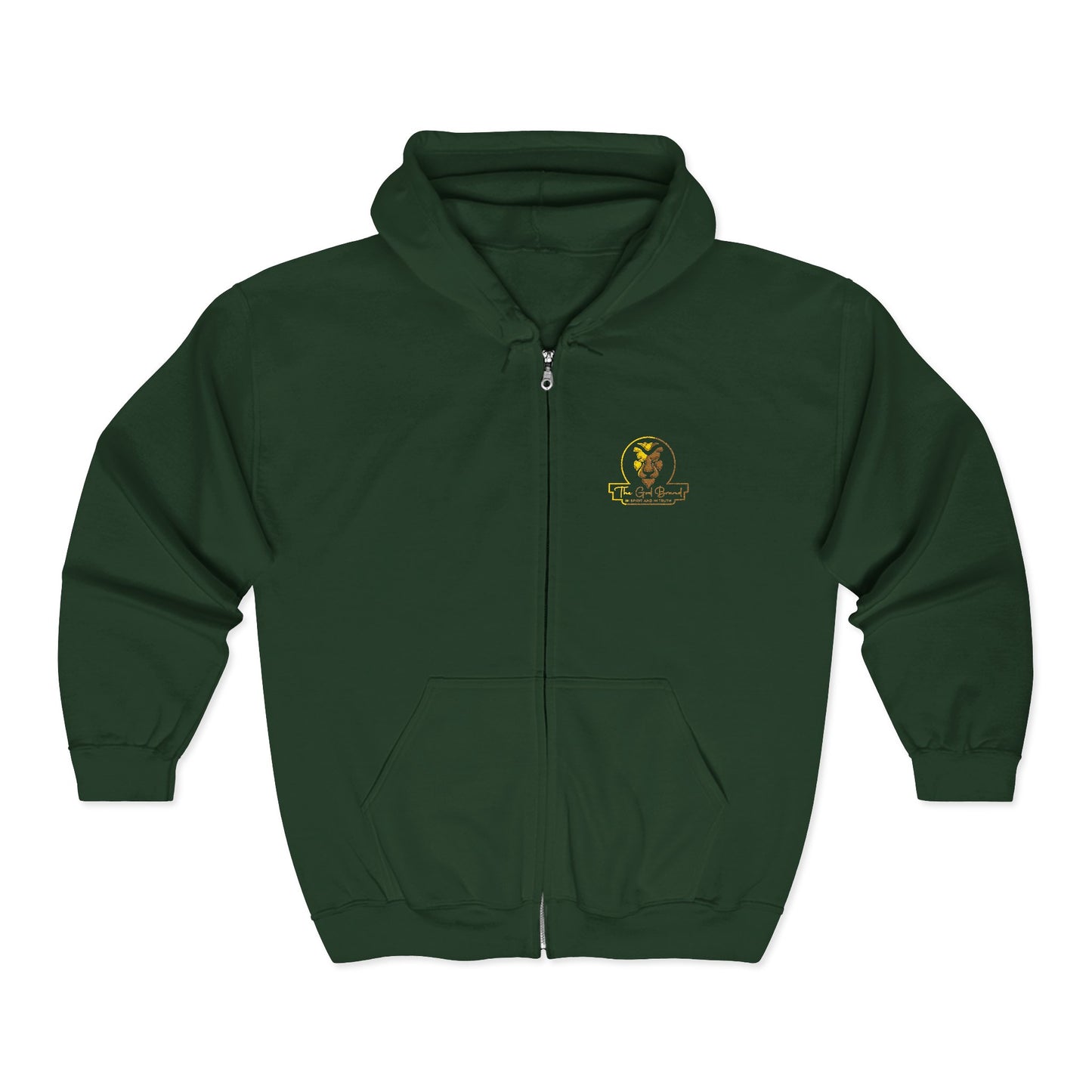 Zip Hoodie — Small 'Be Unique' Sunflower Patch Graphic