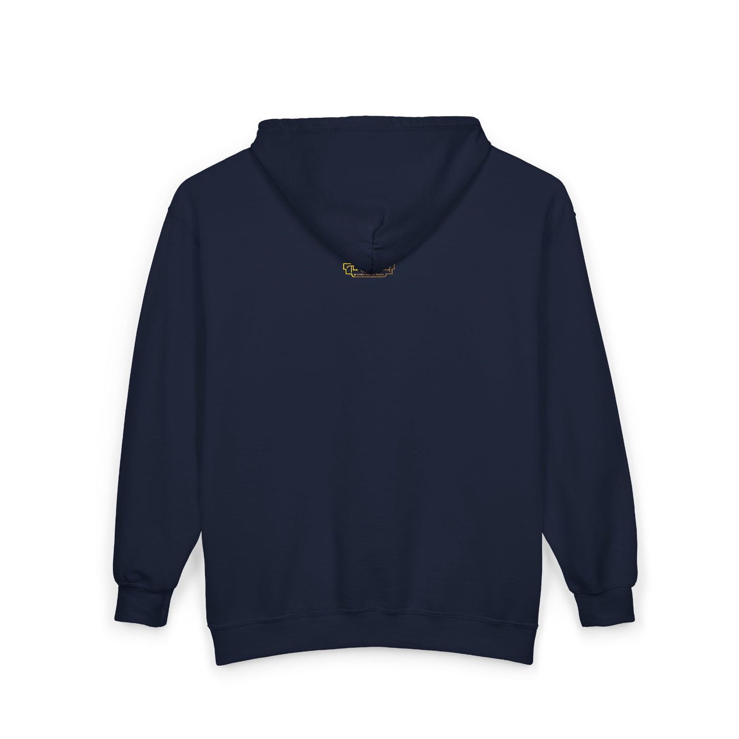 Golden Globe Winner Zip Hoodie — Small Emblem Award Logo Full-Zip Sweatshirt