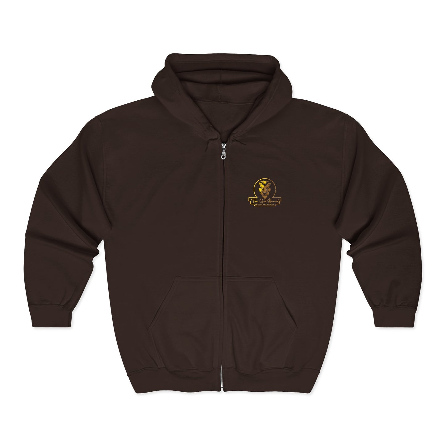 Zip Hoodie — Small 'Be Unique' Sunflower Patch Graphic