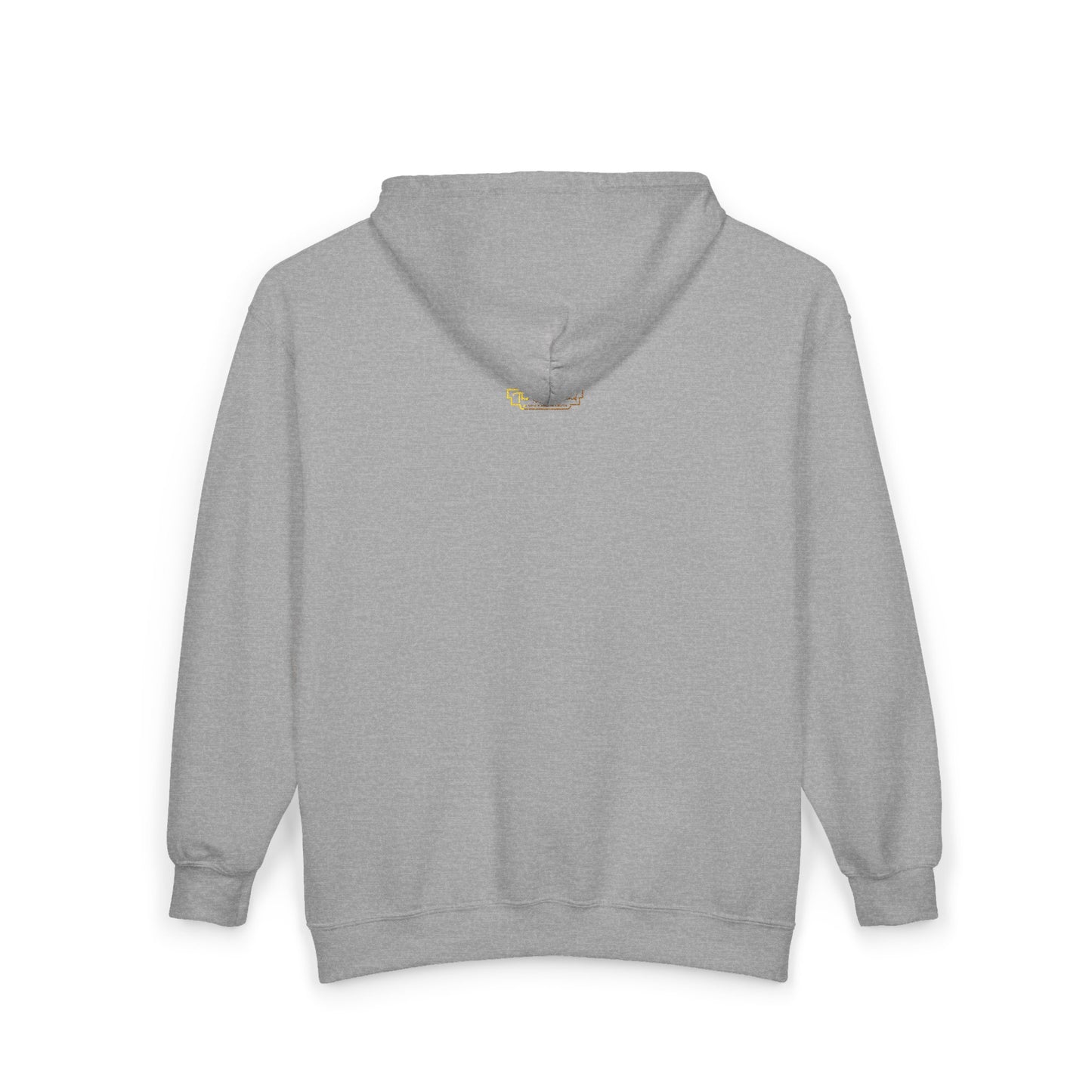 Golden Globe Winner Zip Hoodie — Small Emblem Award Logo Full-Zip Sweatshirt