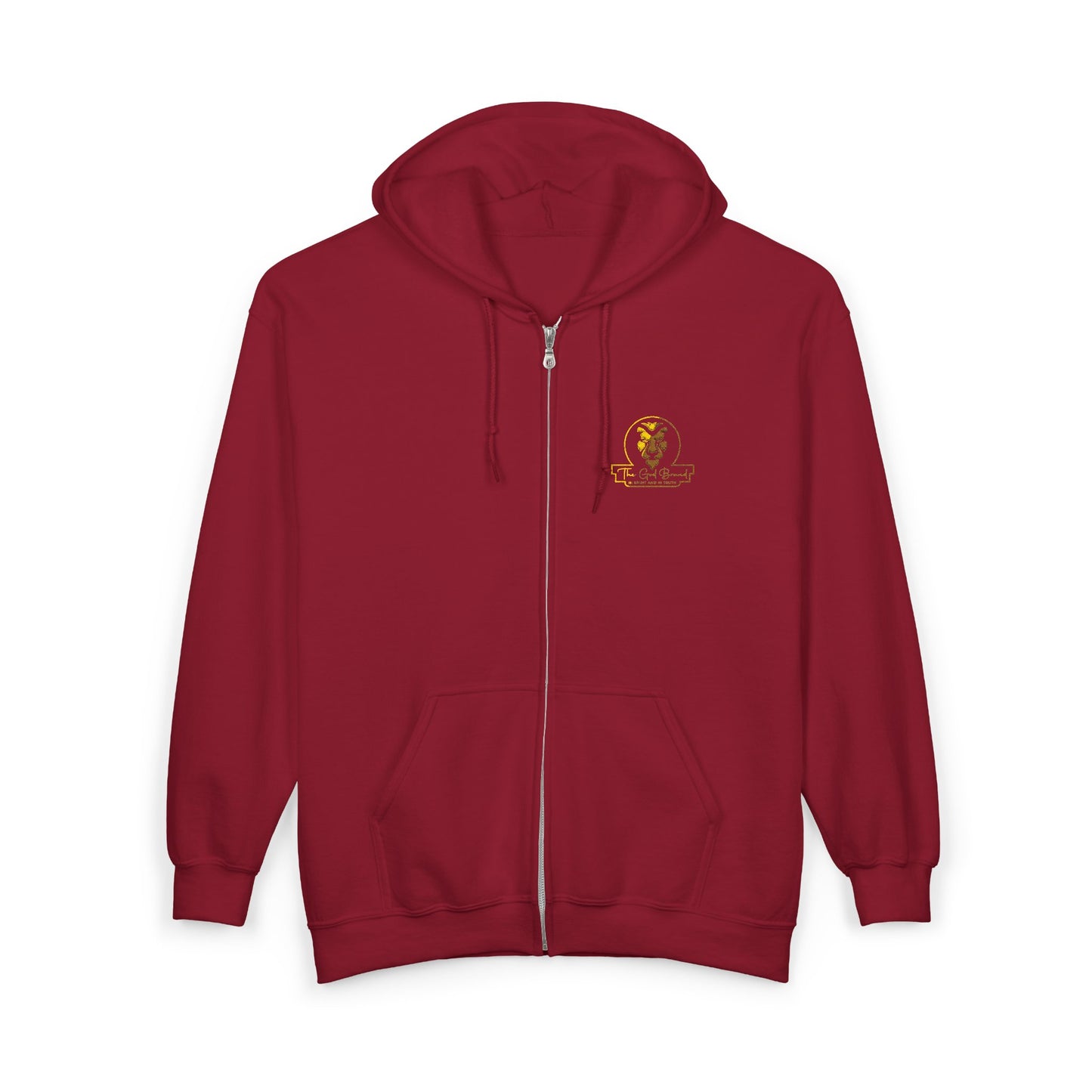 Zip Hoodie — Small 'Be Unique' Sunflower Patch Graphic
