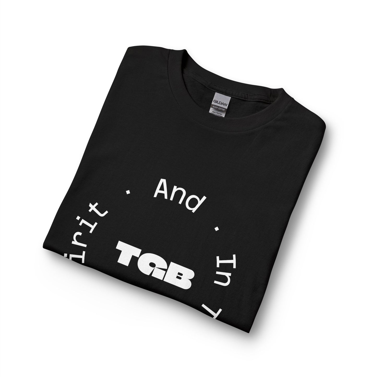 TGB Circle Script Long Sleeve Tee — "And In Truth, In Spirit"