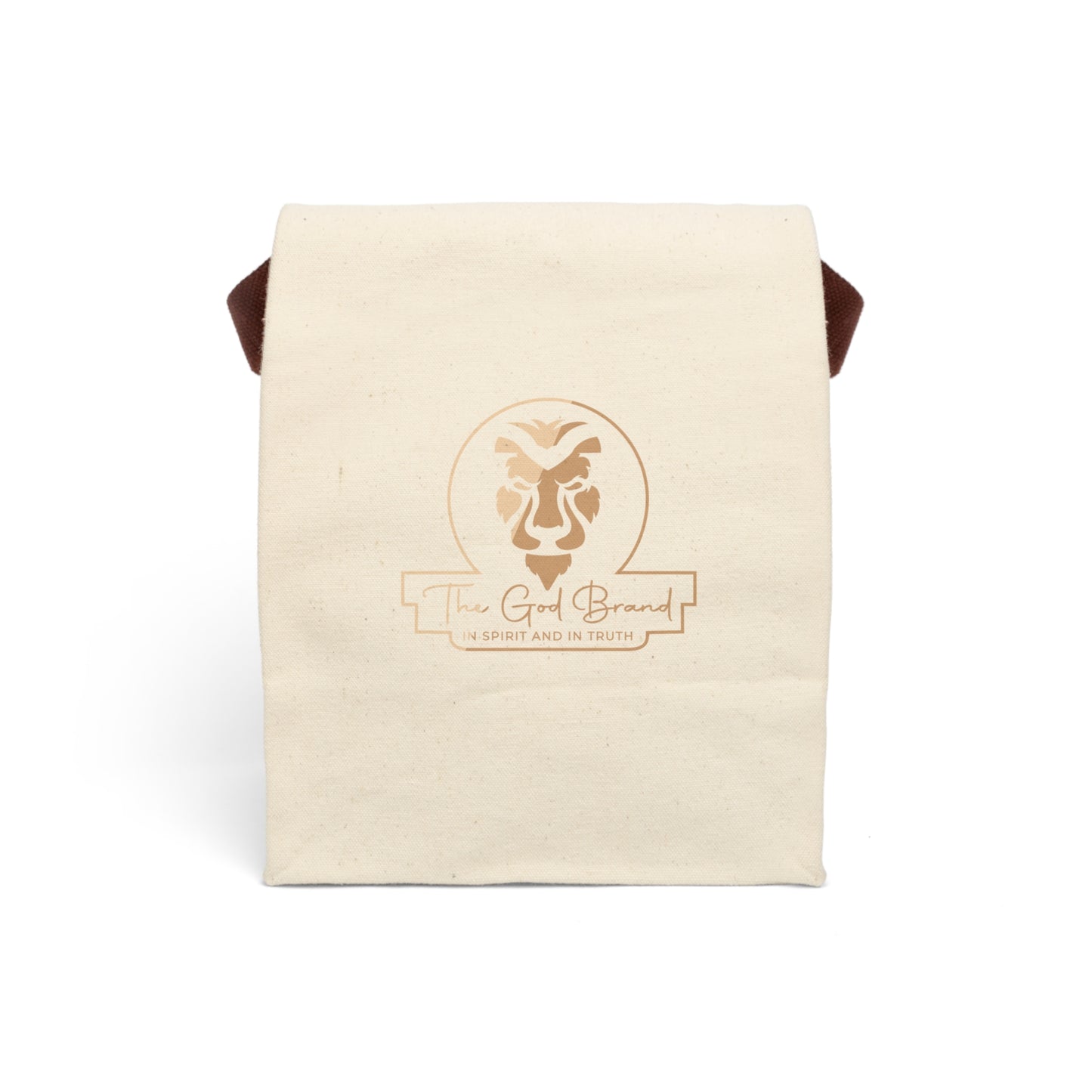 Canvas Lunch Bag With Strap