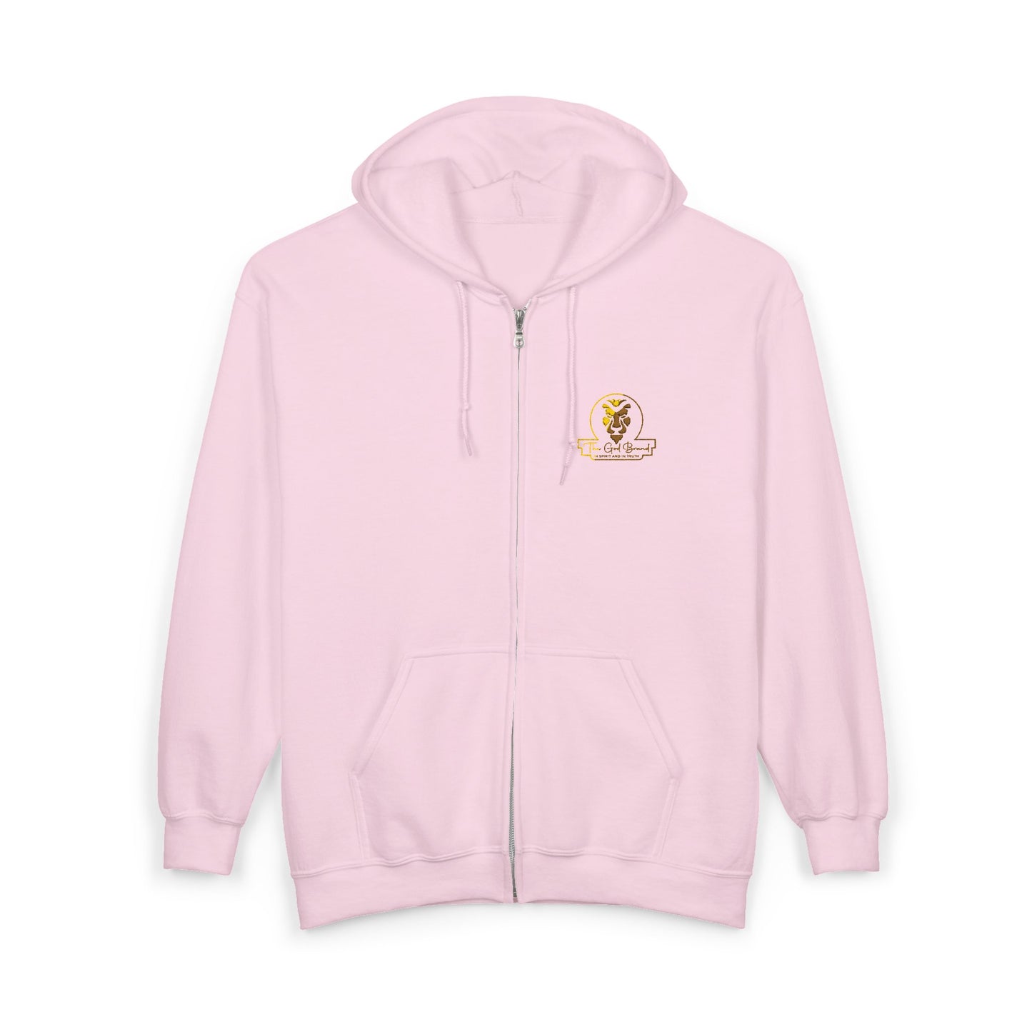 Zip Hoodie — Small 'Be Unique' Sunflower Patch Graphic