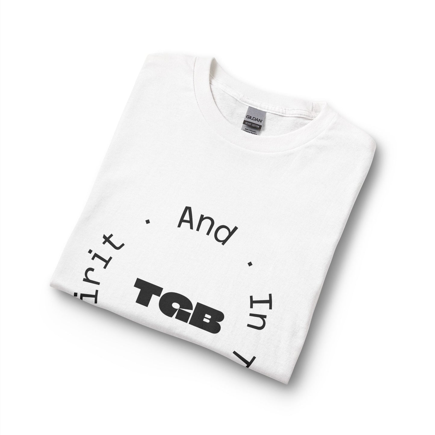 TGB Circle Script Long Sleeve Tee — "And In Truth, In Spirit"