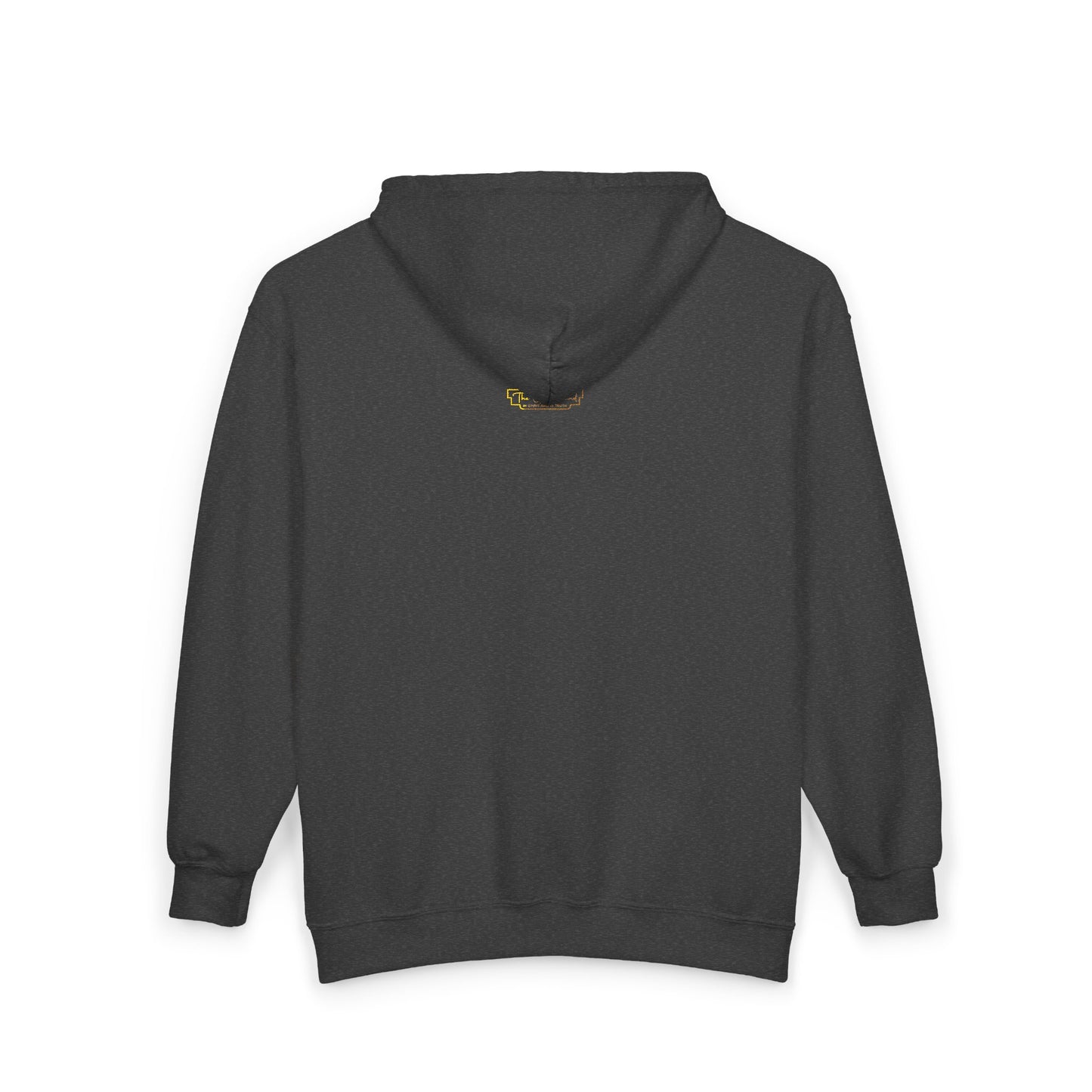 Golden Globe Winner Zip Hoodie — Small Emblem Award Logo Full-Zip Sweatshirt