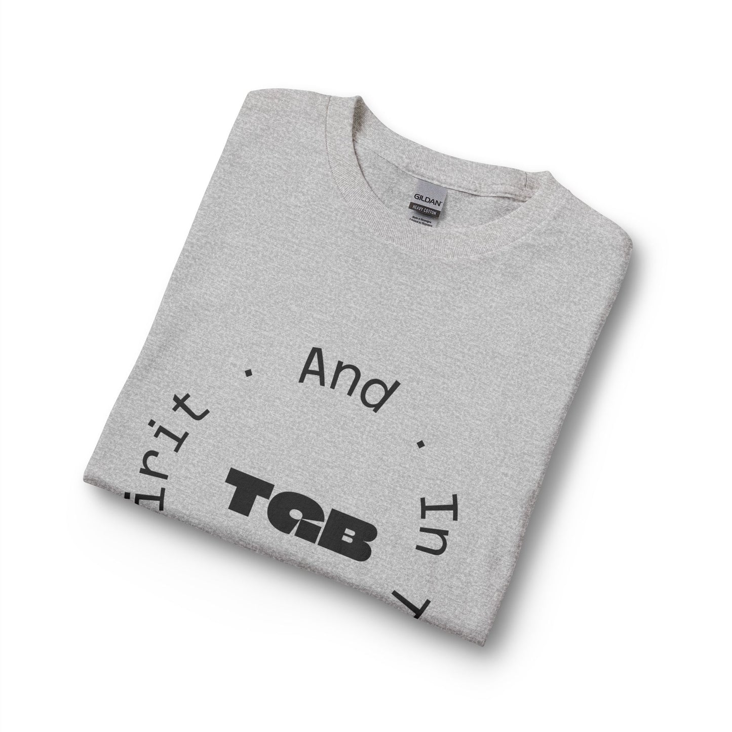 TGB Circle Script Long Sleeve Tee — "And In Truth, In Spirit"
