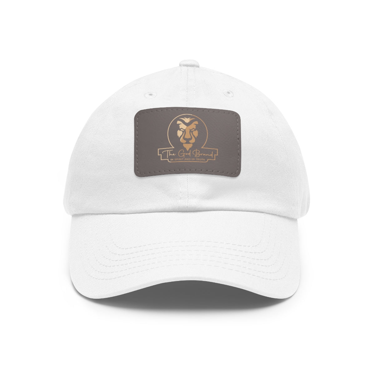 Dad Hat with Leather Patch