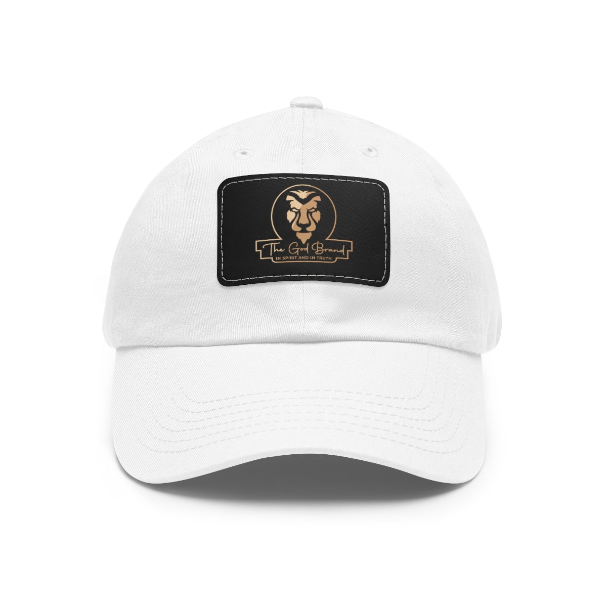 Dad Hat with Leather Patch