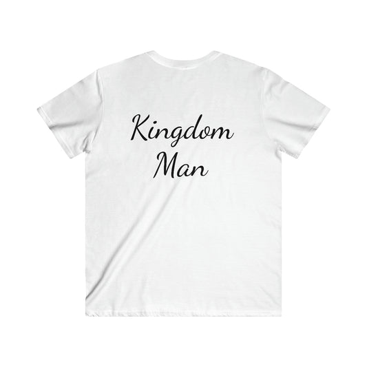 Men's Fitted V-Neck Short Sleeve Tee