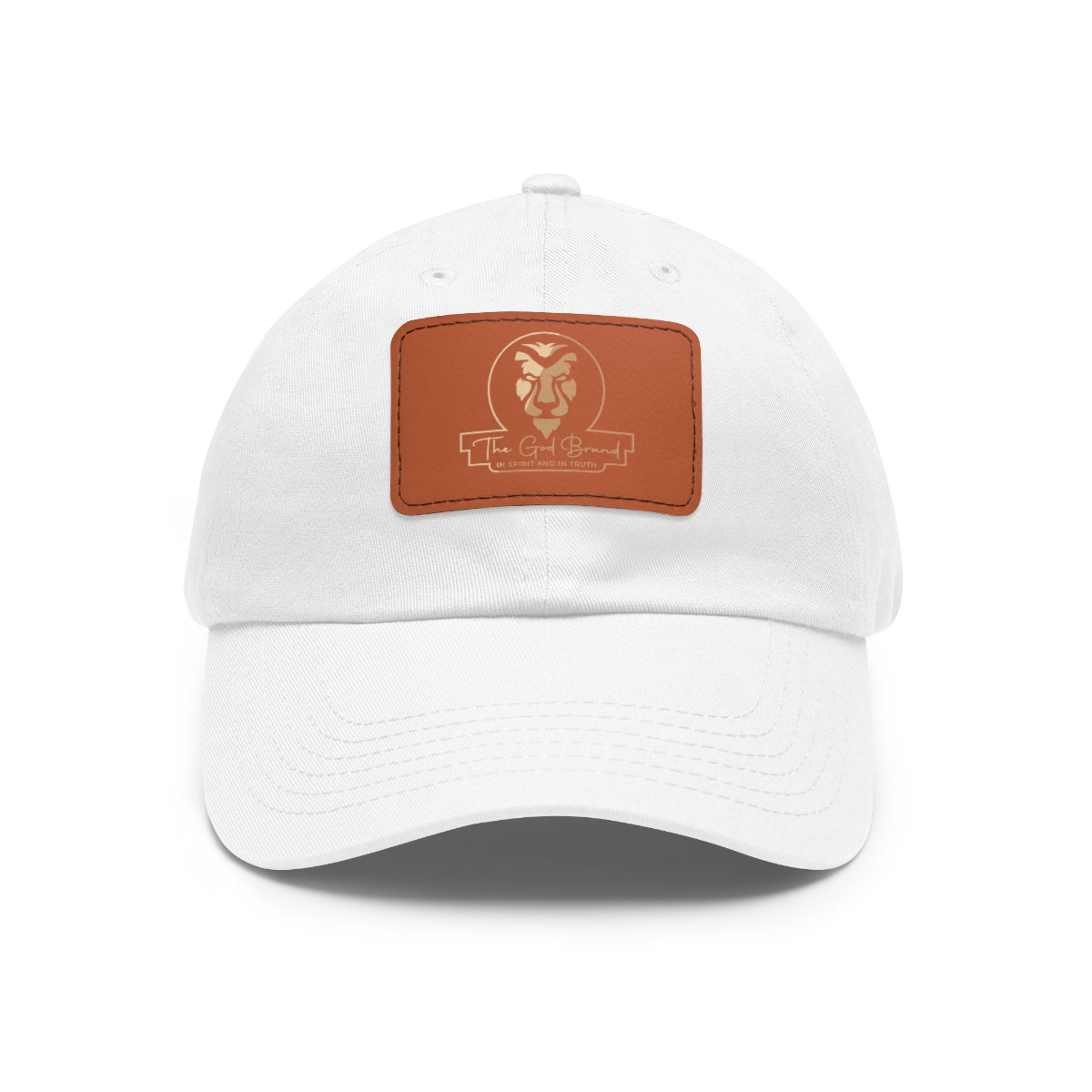 Dad Hat with Leather Patch