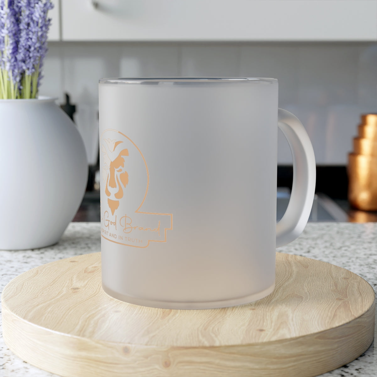 Frosted Glass Mug